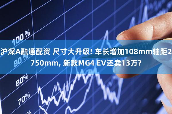 沪深A融通配资 尺寸大升级! 车长增加108mm轴距2750mm, 新款MG4 EV还卖13万?